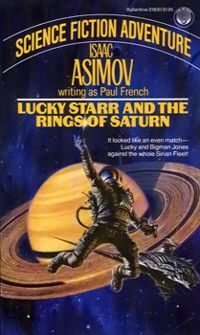 Обложка книги «Lucky Starr And The Rings Of Saturn»