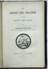 Обложка книги «Die Geburt der Tragödie»