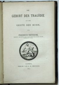 Обложка книги «Die Geburt der Tragödie»