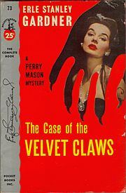 Обложка книги «The Case of the Velvet Claws»