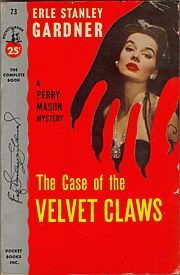 Обложка книги «The Case of the Velvet Claws»