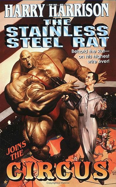 Обложка книги «The Stainless Steel Rat Joins the Circus»