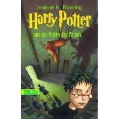 Обложка книги «Harry Potter und der Orden des Phönix»