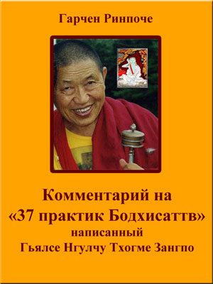 Обложка книги «Комментарий на «37 практик Бодхисаттв»»