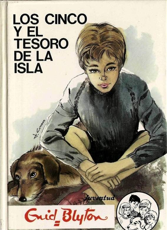 Обложка книги «Los Cinco y el tesoro de la isla»
