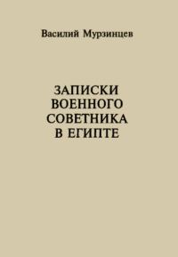 Обложка книги «Записки военного советника в Египте»