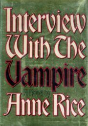 Обложка книги «Interview with the Vampire»