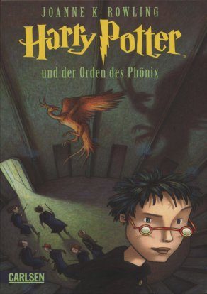 Обложка книги «Harry Potter und der Orden des Phönix»