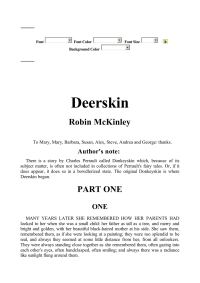 Обложка книги «Deerskin»