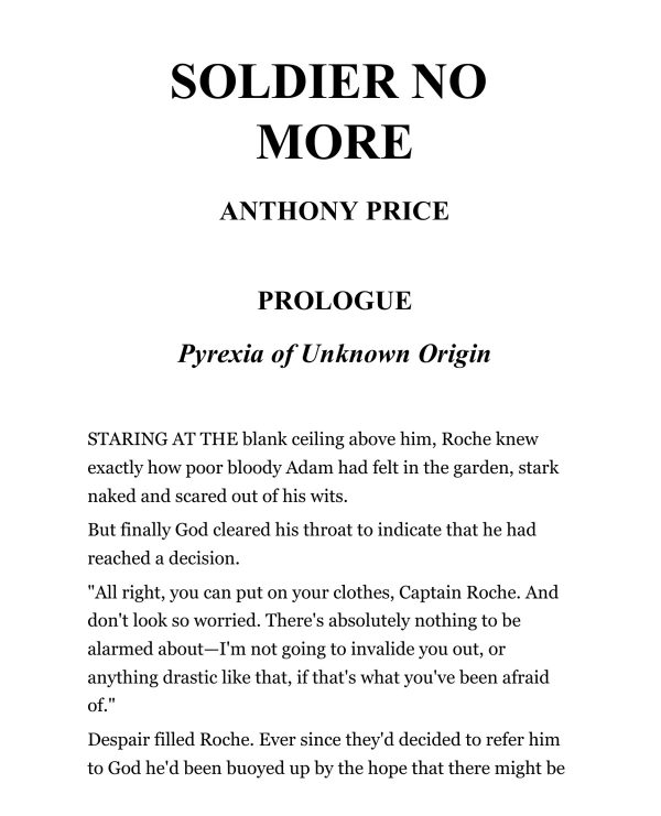 Обложка книги «Soldier No More»