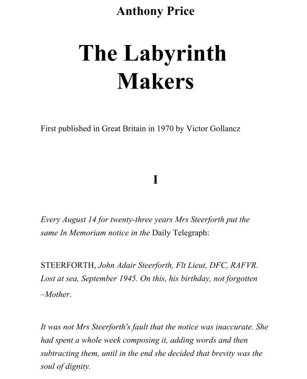 Обложка книги «The Labyrinth Makers»