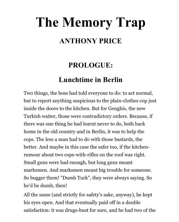 Обложка книги «The Memory Trap»