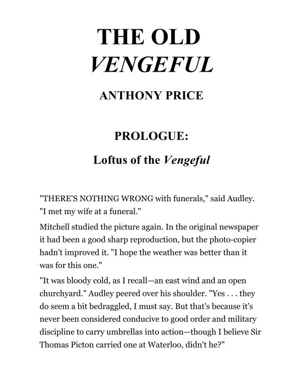 Обложка книги «The Old Vengeful»