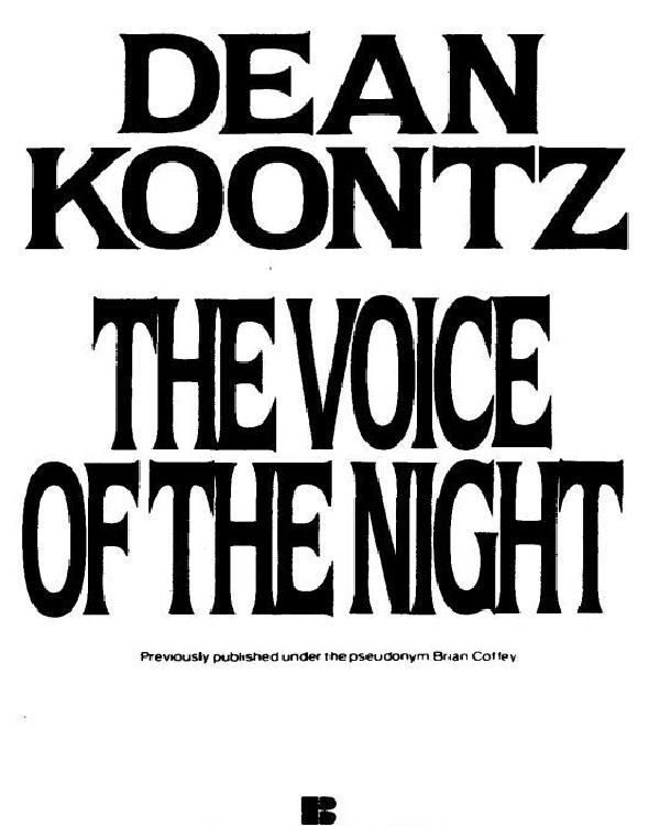 Обложка книги «The Voice of the Night»