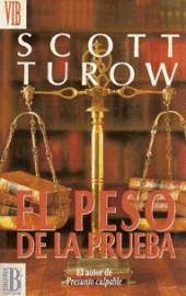 Обложка книги «El peso de la prueba»