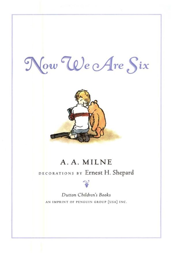 Обложка книги «Now We Are Six»