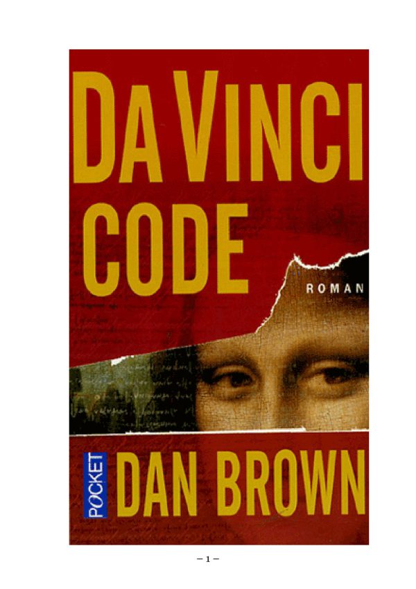 Обложка книги «Da Vinci code»