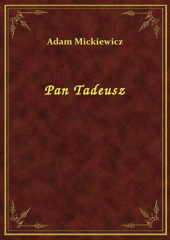 Обложка книги «Pan Tadeusz»