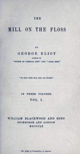 Обложка книги «The Mill on the Floss»