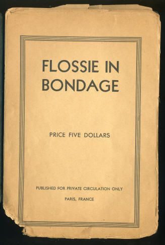Обложка книги «Flossie in bondage»