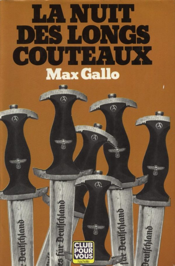 Обложка книги «La nuit des longs couteaux»