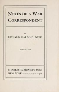 Обложка книги «Notes of a War Correspondent»