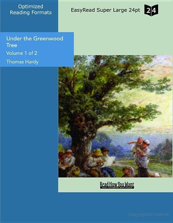 Обложка книги «Under the Greenwood Tree»