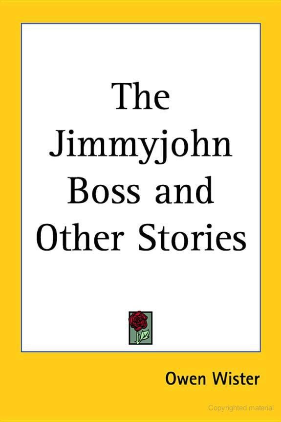 Обложка книги «The Jimmyjohn Boss and Other Stories»