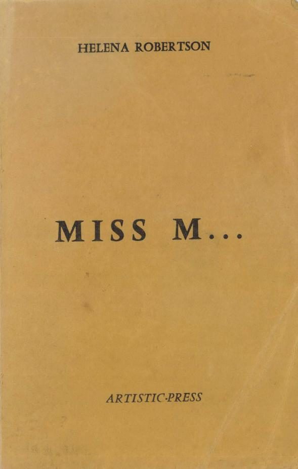 Обложка книги «Miss M…»