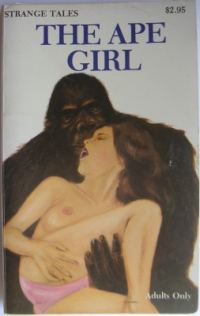 Обложка книги «The ape girl»