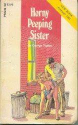 Обложка книги «Horny peeping sister»
