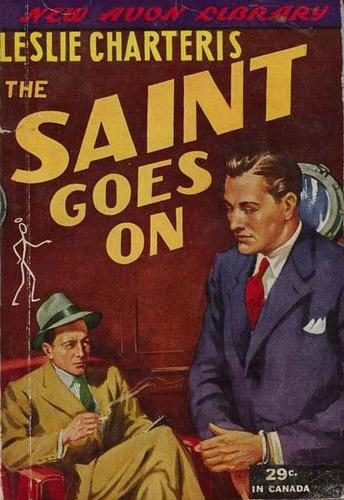 Обложка книги «The Saint Goes On»