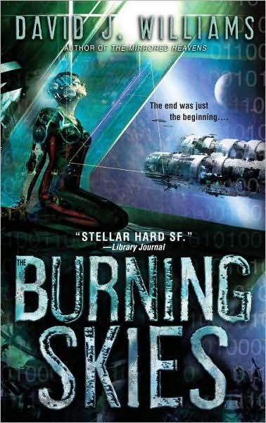 Обложка книги «The Burning Skies»