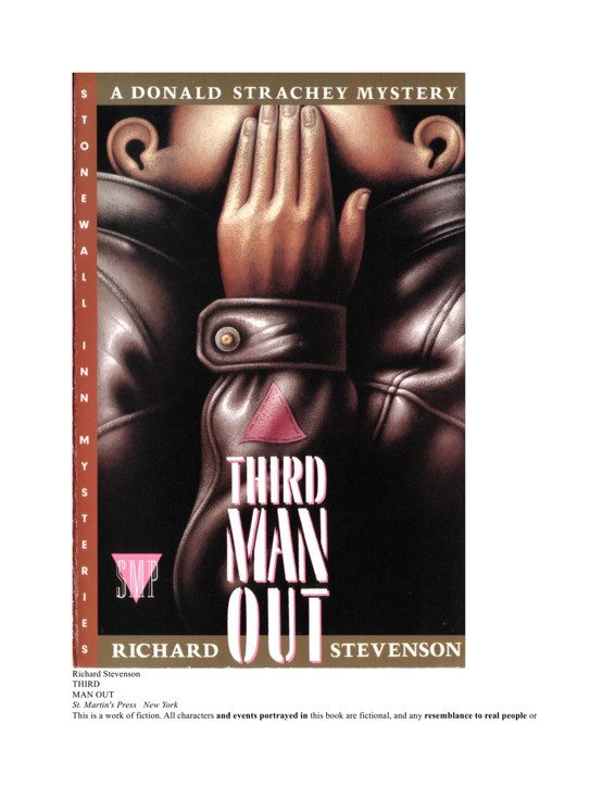 Обложка книги «Third man out»