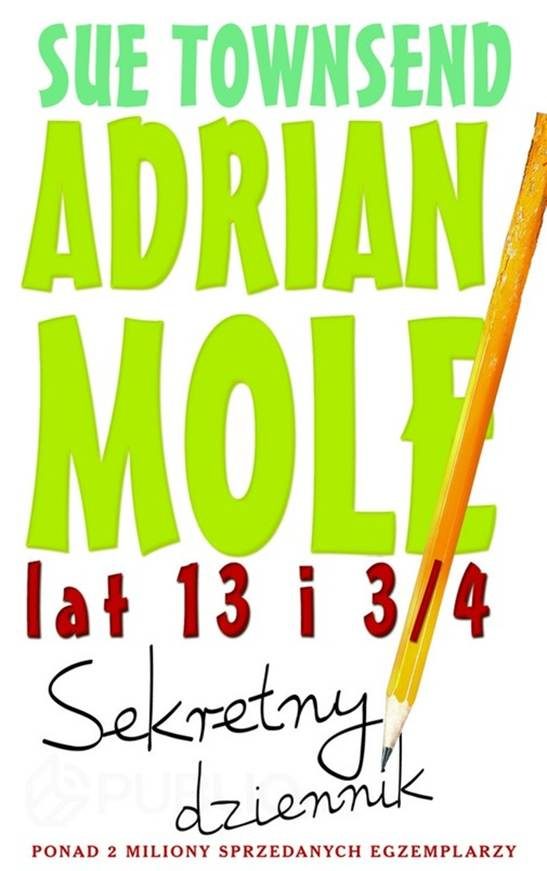 Обложка книги «Sekretny Dziennik Adriana Mole’a Lat 13 i 3/4»