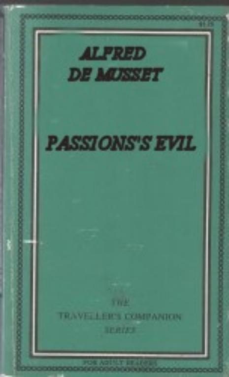 Обложка книги «Passion's evil»