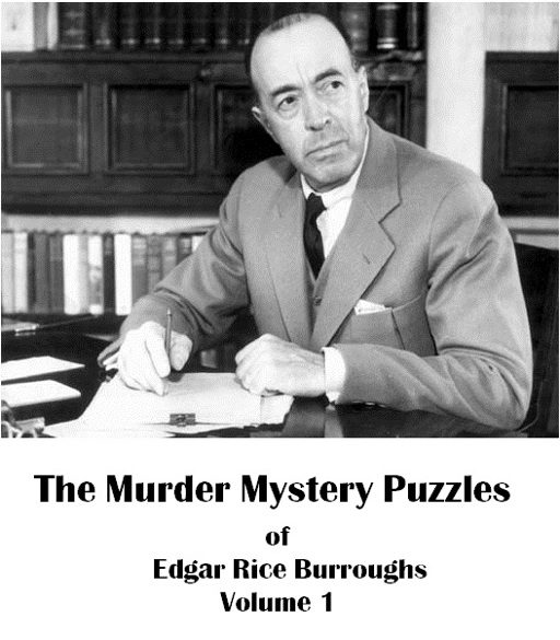 Обложка книги «The Murder Mystery Puzzles of Edgar Rice Burroughs Vol.1»