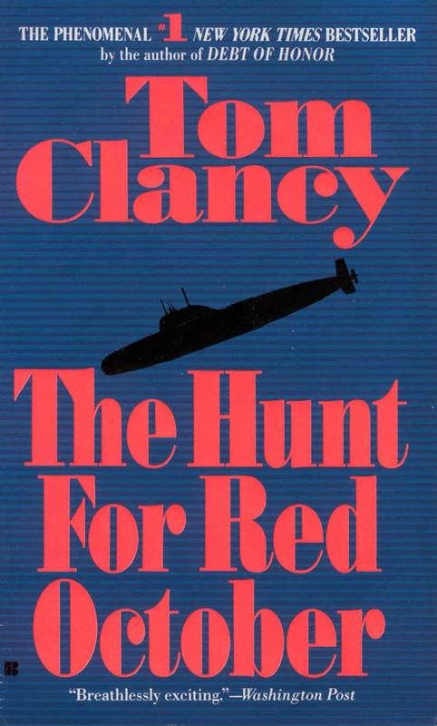 Обложка книги «The Hunt for Red October»