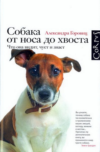 Обложка книги «Собака от носа до хвоста. Что она видит, чует и знает»