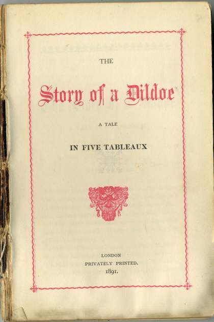 Обложка книги «The story of a Dildoe»