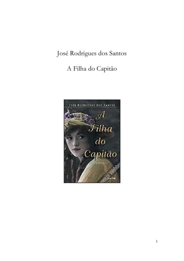 Обложка книги «A Filha Do Capitão»