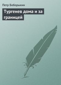 Обложка книги «Тургенев дома и за границей»
