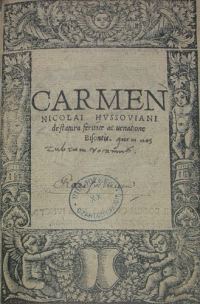 Обложка книги «Carmen de Bisontis»