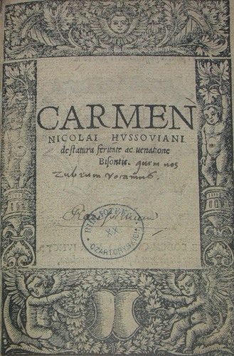 Обложка книги «Carmen de Bisontis»