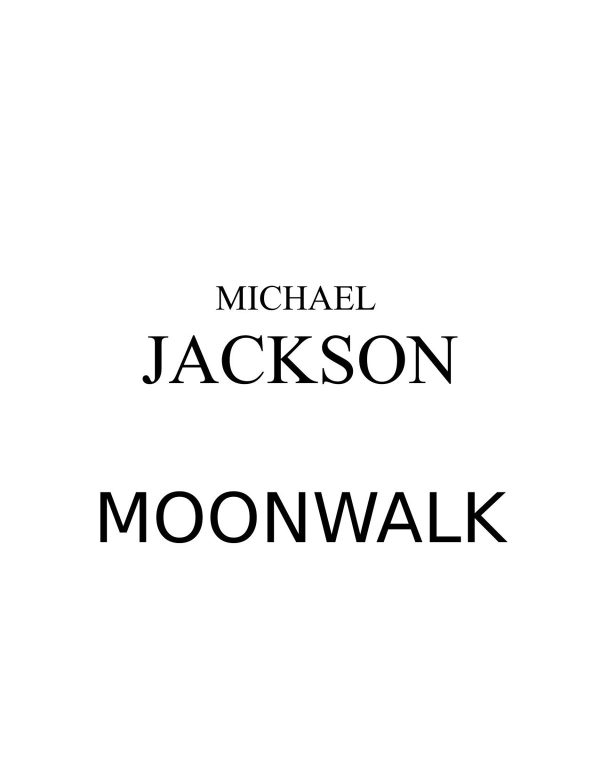 Обложка книги «Moonwalk»