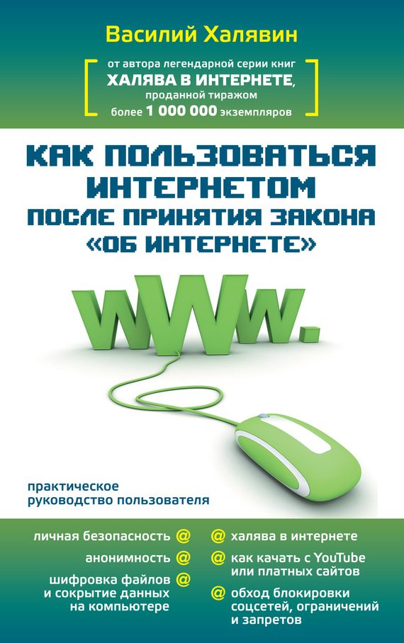 Обложка книги «Как пользоваться Интернетом после принятия закона «Об Интернете»»