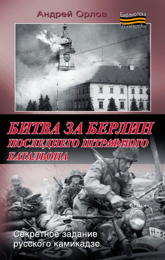 Обложка книги «Битва за Берлин последнего штрафного батальона»