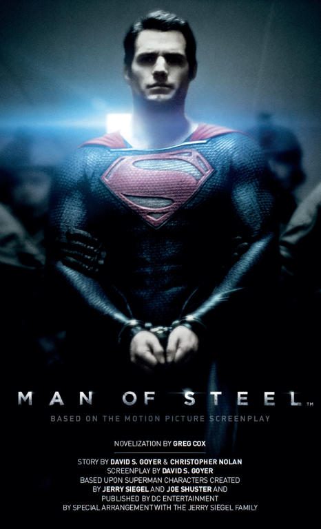 Обложка книги «Man of Steel: The Official Movie Novelization»