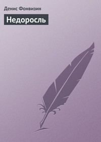 Обложка книги «Недоросль»
