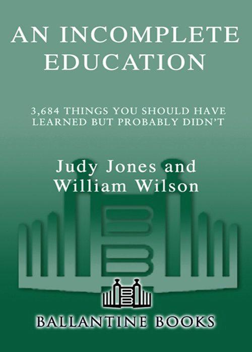 Обложка книги «An Incomplete Education: 3,684 Things You Should Have Learned but Probably Didn't»